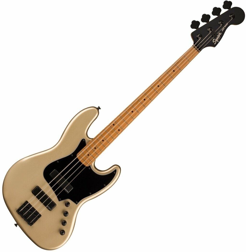 4-strängad basgitarr Fender Squier Contemporary Active Jazz Bass RMN HH Shoreline Gold