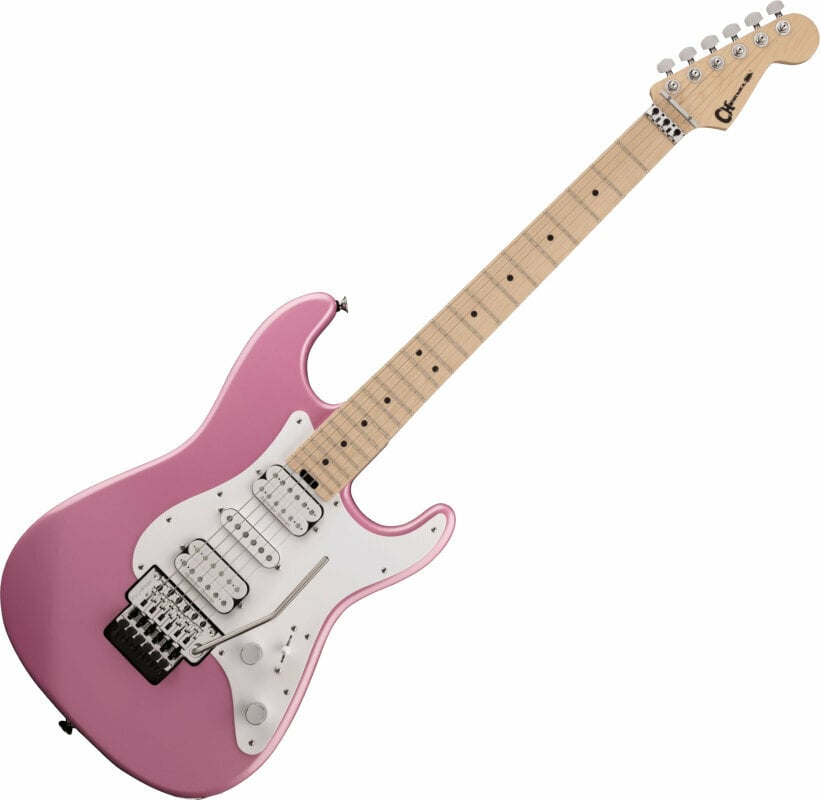 Electric guitar Charvel Pro-Mod So-Cal Style 1 HSH FR MN Platinum Pink