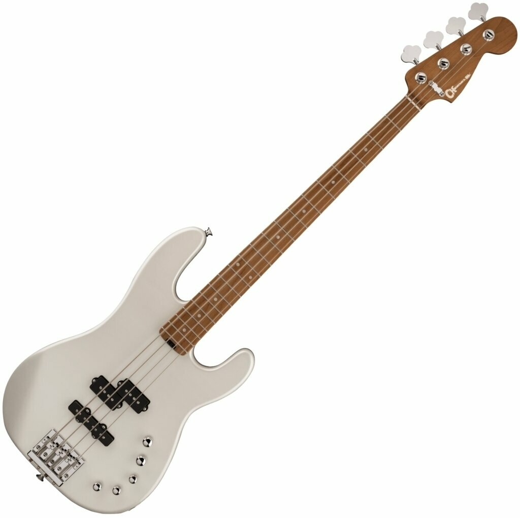 4-string Bassguitar Charvel Pro-Mod San Dimas Bass PJ IV Platinum Pearl (Pre-owned)