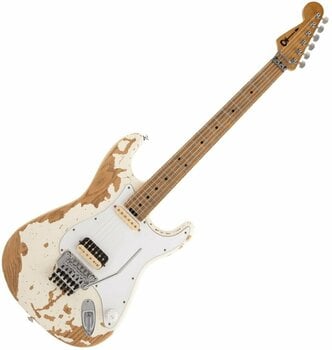 Elektromos gitár Charvel Henrik Danhage Signature Pro-Mod So-Cal Style 1 HS FR MN White Relic - 1