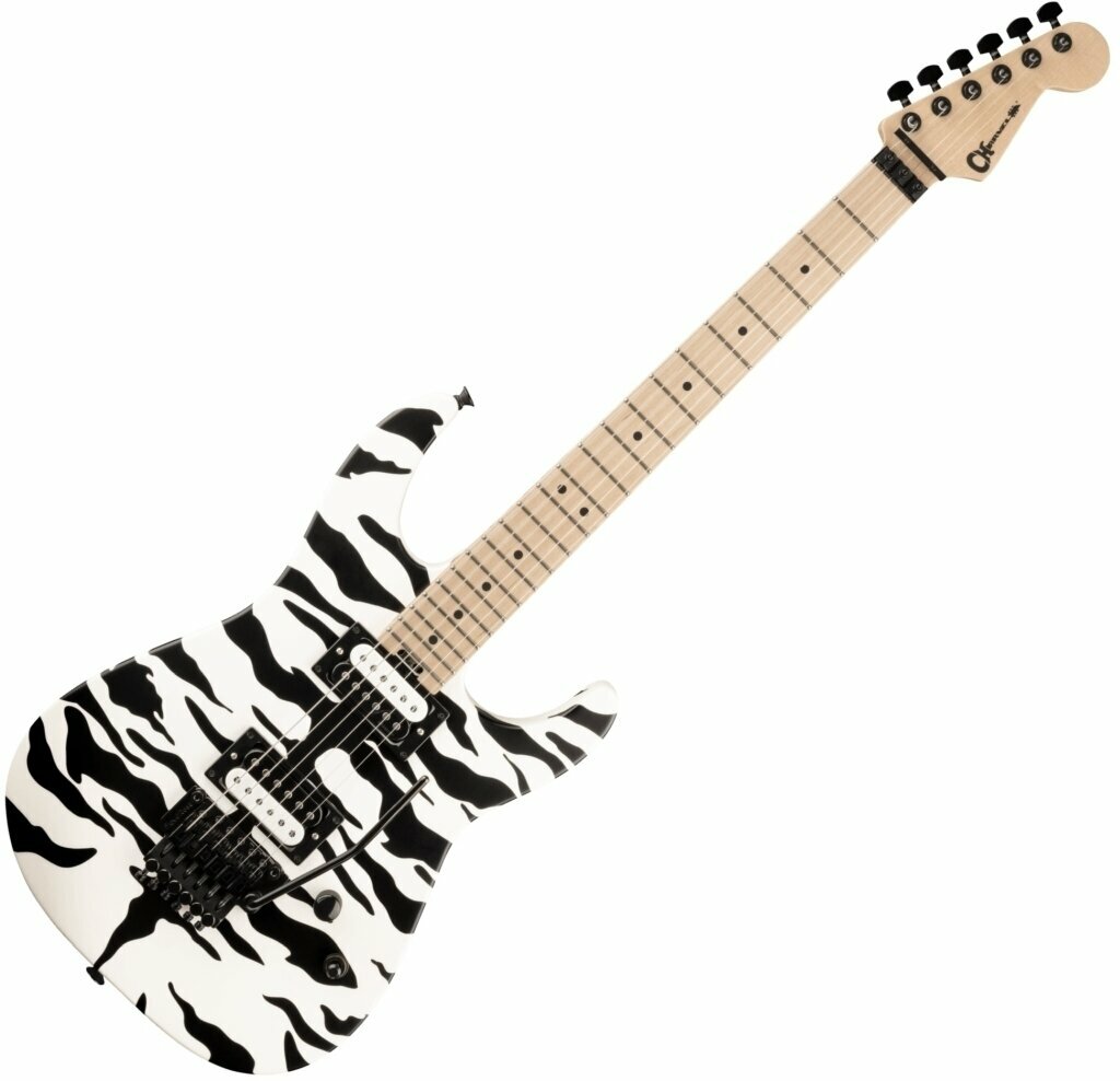 Guitare électrique Charvel Satchel Signature Pro-Mod DK22 HH FR MN White Bengal