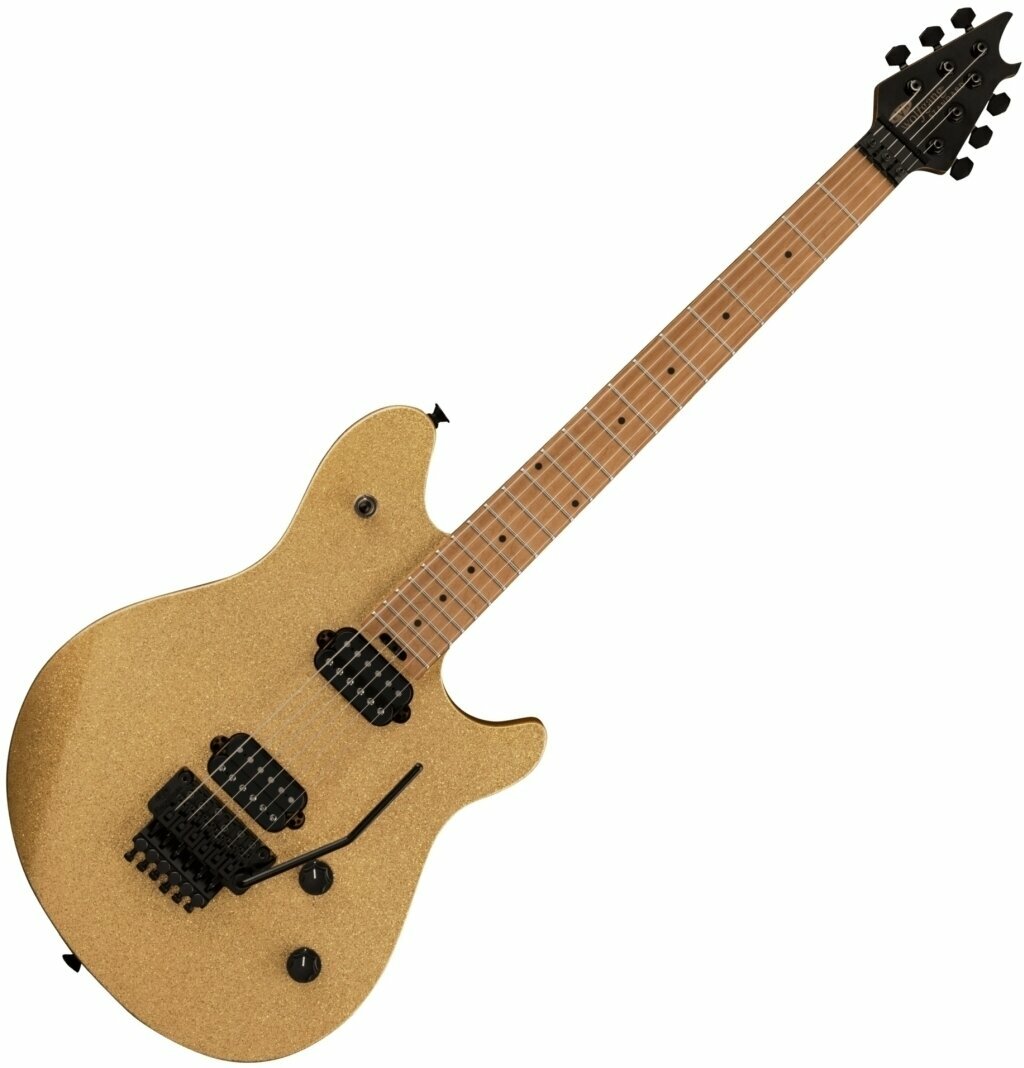Guitare électrique EVH Wolfgang WG Standard Gold Sparkle