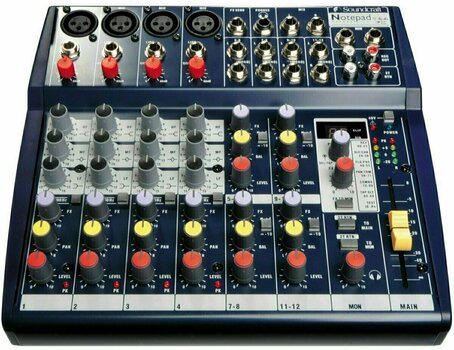 Analoog mengpaneel Soundcraft NOTEPAD 124 FX - 1