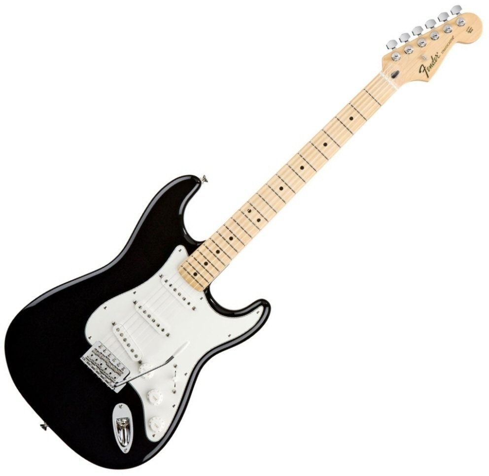 Elektrische gitaar Fender Standard Stratocaster MN BK