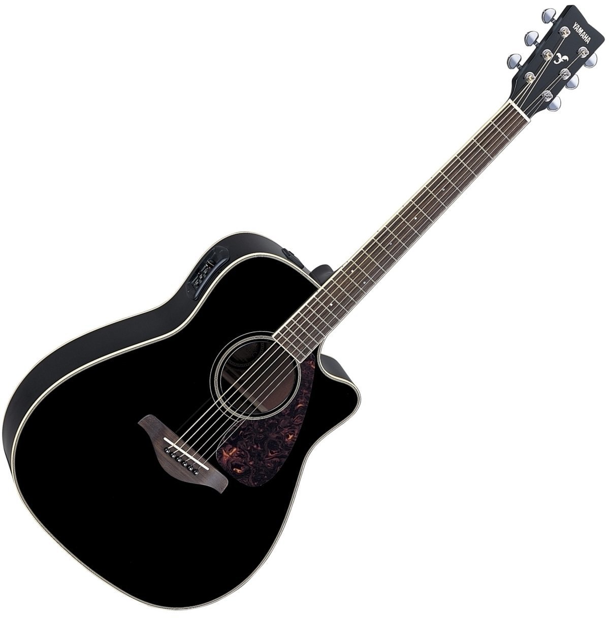 Elektroakusztikus gitár Yamaha FGX720SC-BL