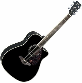Dreadnought elektro-akoestische gitaar Yamaha FGX720SC-BL - 1