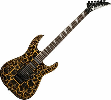 Elektromos gitár Jackson X Series Soloist SL3X DX Yellow Crackle - 1