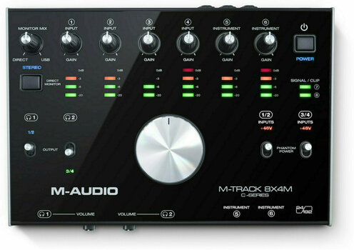 USB audio převodník - zvuková karta M-Audio M-Track 8x4M - 1