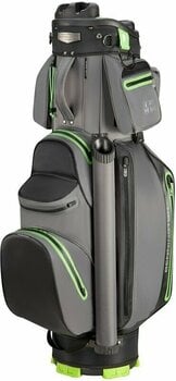 Golf torba Cart Bag Bennington SEL QO 9 Select 360° Water Resistant Charcoal/Black/Lime Golf torba Cart Bag - 1