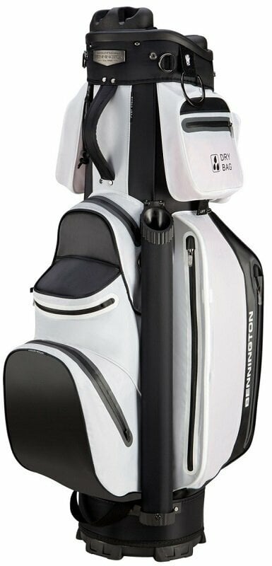 Sac de golf Bennington SEL QO 9 Select 360° Water Resistant White/Black Sac de golf