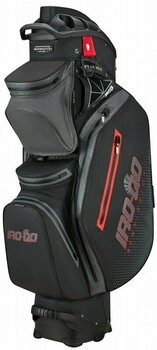 Borsa da golf Cart Bag Bennington IRO QO 14 Water Resistant Black/Canon Grey/Red Borsa da golf Cart Bag - 1