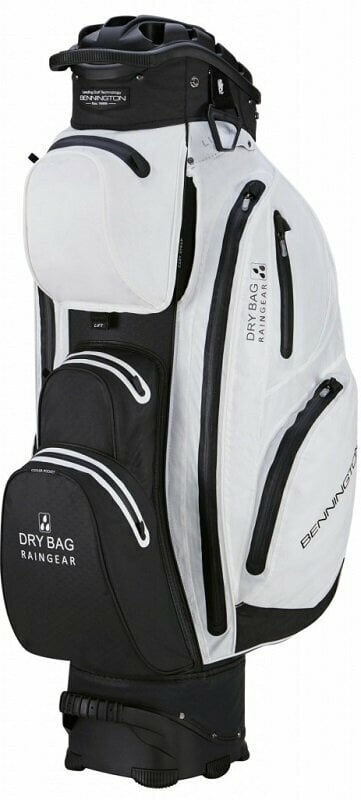 Чантa за голф Bennington QO 14 Water Resistant White/Black Чантa за голф