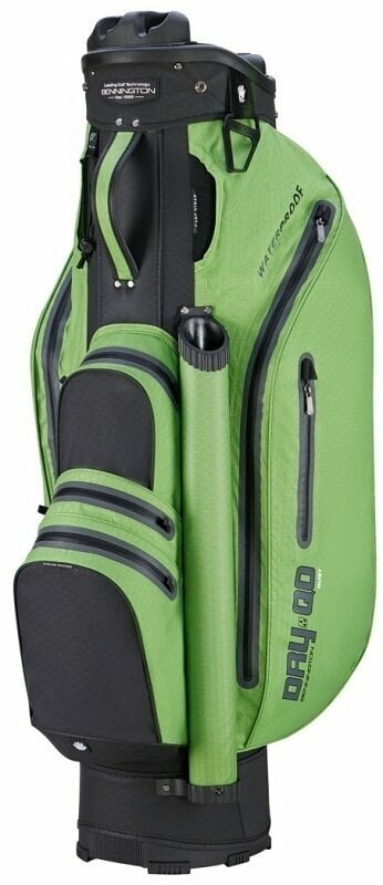 Borsa da golf Cart Bag Bennington Dry QO 9 Water Resistant Fury Green/Black Borsa da golf Cart Bag