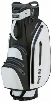 Cart Bag Bennington Dry GO 14 Grid Orga Water Resistant With External Putter Holder White/Black Cart Bag - 1