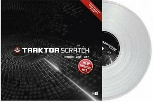 DVS/aikakoodi Native Instruments Traktor Scratch Control Vinyl MK2 Clear - 1