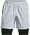 Pantalones cortos para correr Under Armour Men's UA Launch 5'' 2-in-1 Shorts Mod Gray/Black L Pantalones cortos para correr