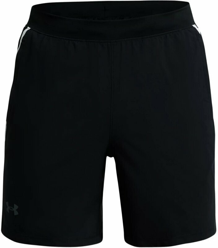 Shorts de course Under Armour UA Launch SW Black/White/Reflective L Shorts de course