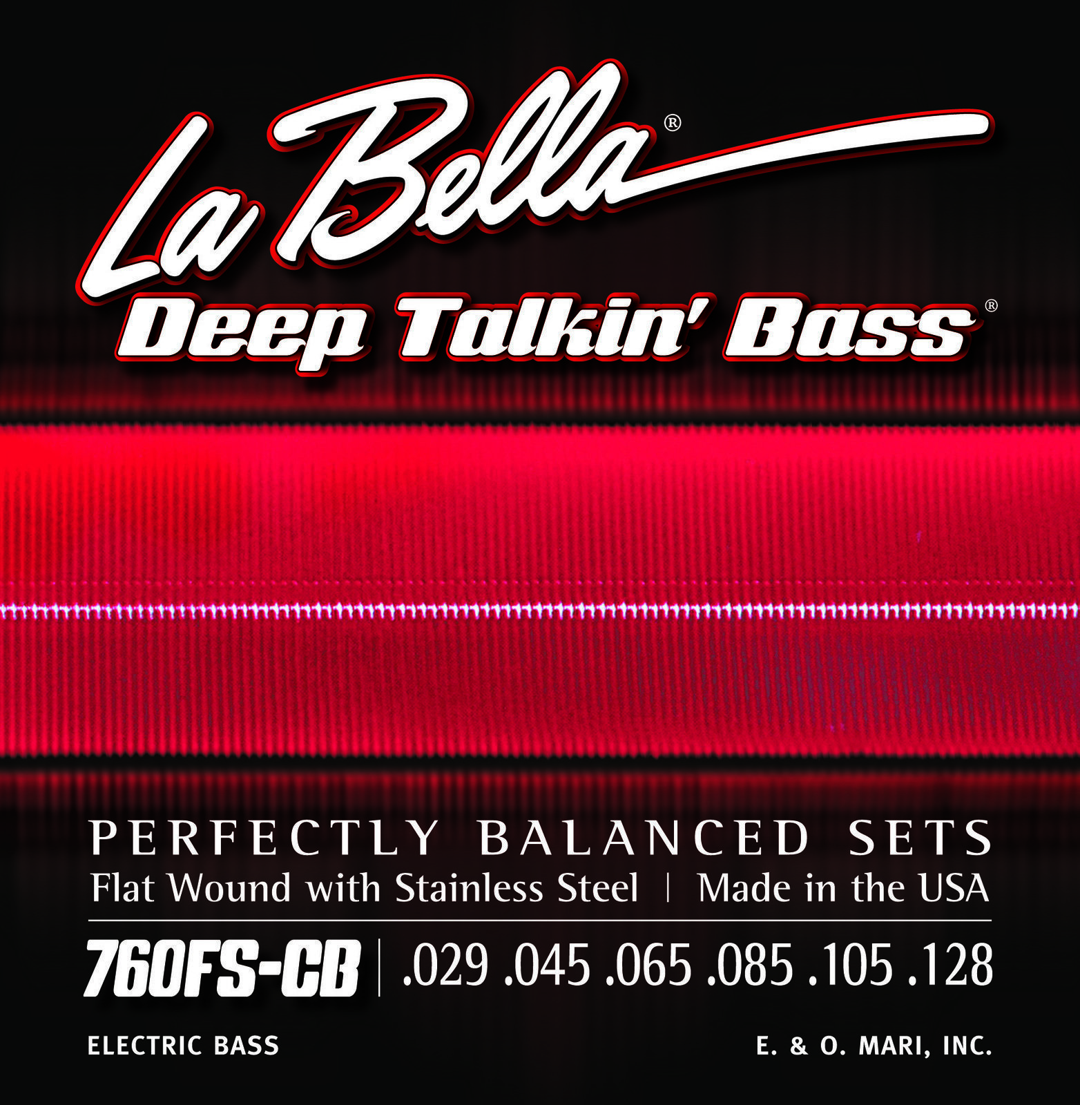 Cordas para baixo LaBella 760FS-CB
