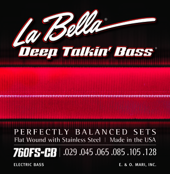 Set de 6 corzi pentru bas LaBella 760FS-CB - 1