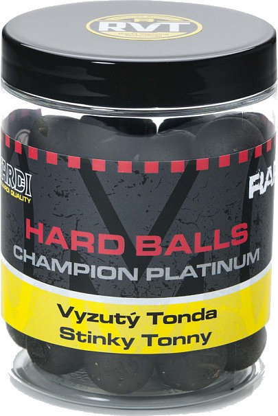 Boilies Mivardi Rapid Hard Balls Champion Platinum - Stinky Tonny (150 g / 18 mm)