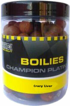 Boilies-syötit Mivardi Rapid Hard Balls Champion Platinum - Crazy Liver (150 g / 18 mm) - 1