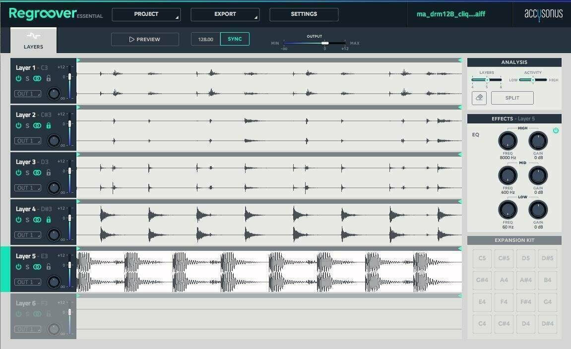 VST Instrument Accusonus ReGroover Essential (Ψηφιακό προϊόν)