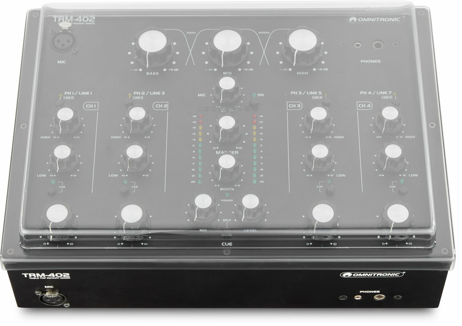 Skyddshöljen för DJ-mixers Decksaver Omnitronic TRM-402