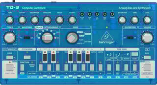 Синтезатор Behringer TD-3 Синтезатор Transparent Blue
