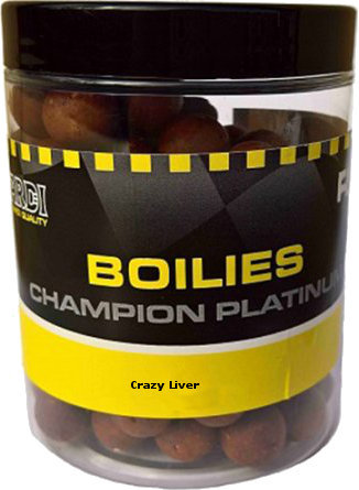 Boilies Mivardi Rapid Boilies Platinum 180 g 15 mm Crazy Liver Boilies