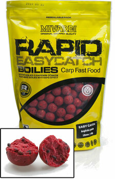 Δολώματα Μπίλιες (Boilies) Mivardi Rapid Boilies Easy Catch 950 g 24 mm English Strawberry Δολώματα Μπίλιες (Boilies) - 1
