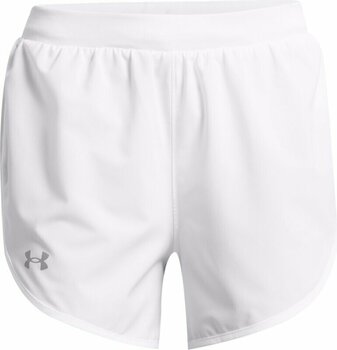 Löparshorts Under Armour UA W Fly By Elite White/White/Reflective XS Löparshorts - 1
