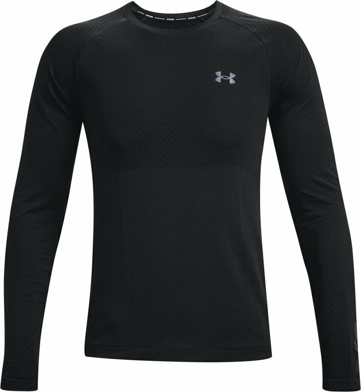 Бягане > Дрехи за бягане > Мъжки дрехи > Тениски с дълъг ръкав Under Armour UA Seamless Run Black/Black/Reflective M
