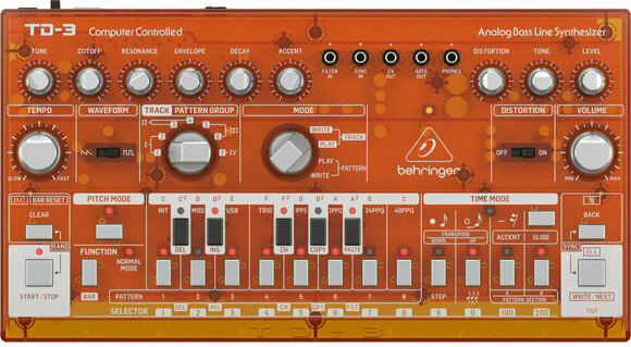 Synthesizer Behringer TD-3 Transparent Orange - 1