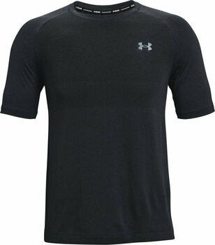 Koszulka do biegania z krótkim rękawem Under Armour UA Seamless Run Anthracite/Black/Reflective L Koszulka do biegania z krótkim rękawem - 1