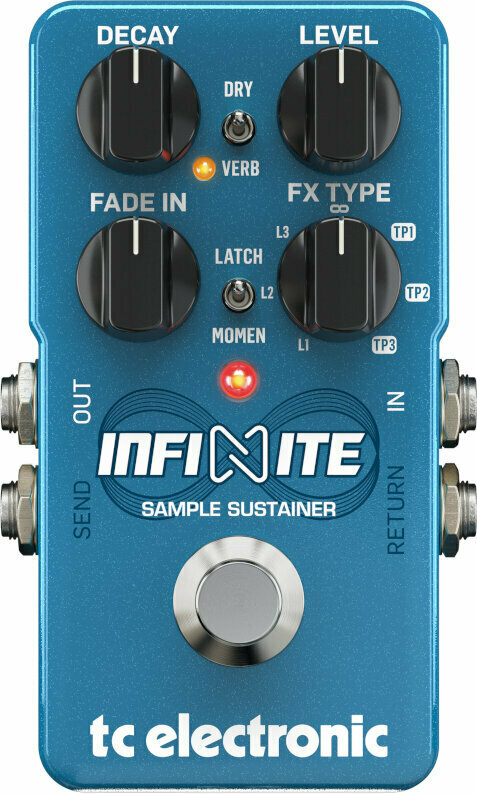 ギター tc electronic INFINITE SAMPLE SUSTAINER TC Electronic Infinite Sample Sustainer Pedal for Guitar with