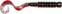 Gumová nástraha Savage Gear Pro Grub 8 pcs Red N Black 5 cm 0,8 g