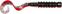 Gumová nástraha Savage Gear Pro Grub 8 pcs Red N Black 6,5 cm 2 g Gumová nástraha