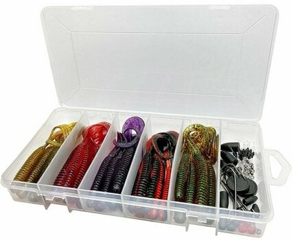 Nălucă soft Savage Gear Rib Worm Kit One Size Mix 10,5cm-9 cm - 1