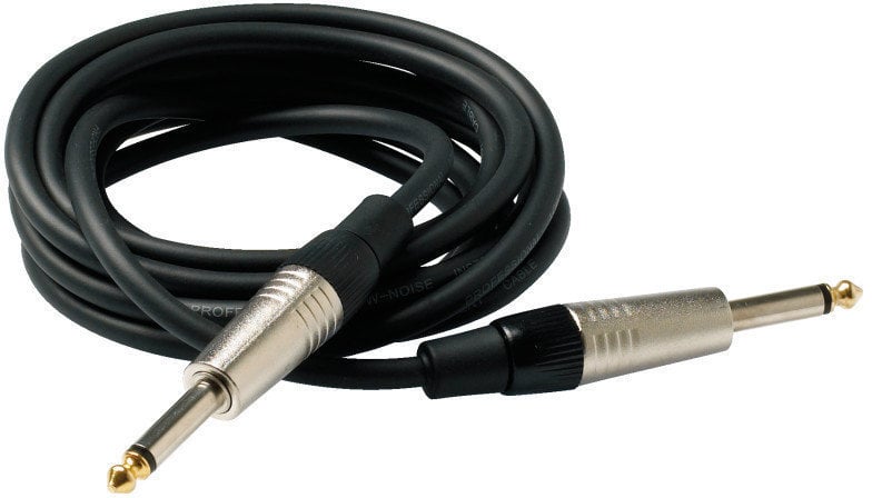 Инструментален кабел RockCable RCL 3020 D6 Черeн 3 m Директен - Директен