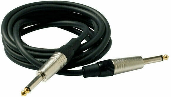Kabel za instrumente RockCable RCL 3020 D6 Crna 3 m Ravni - Ravni - 1