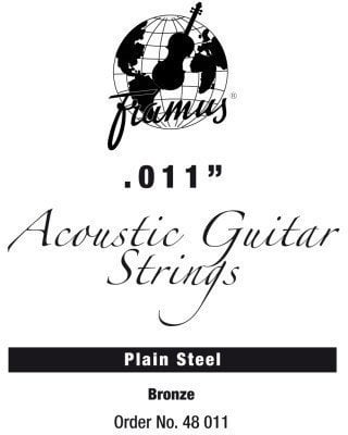 Különálló akusztikus gitárhúr Framus 48011 Bronze 011 Különálló akusztikus gitárhúr