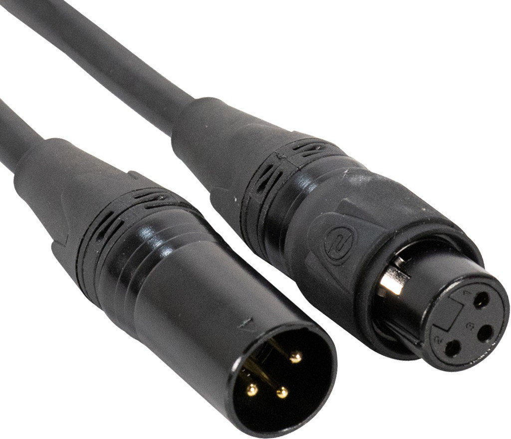 Kabel voor DMX-licht ADJ DMX 3pin IP65 1,0m STR