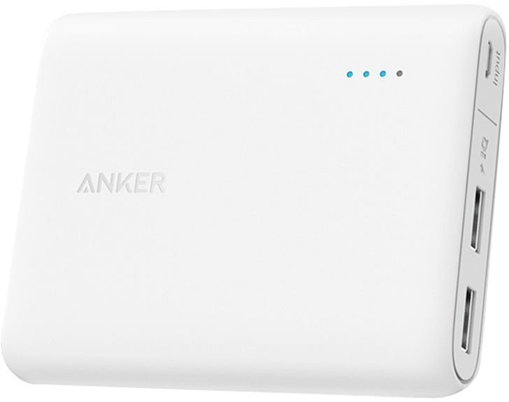 Електрическа банка Anker PowerCore 10400 White