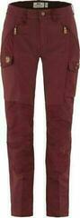 Pantaloni Fjällräven W Nikka Roșu Bordeaux