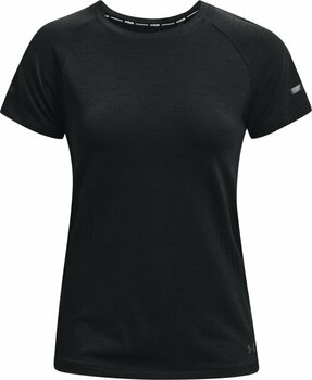 Løbe t-shirt med korte ærmer Under Armour UA W Seamless Run Black/Black/Reflective L Løbe t-shirt med korte ærmer - 1