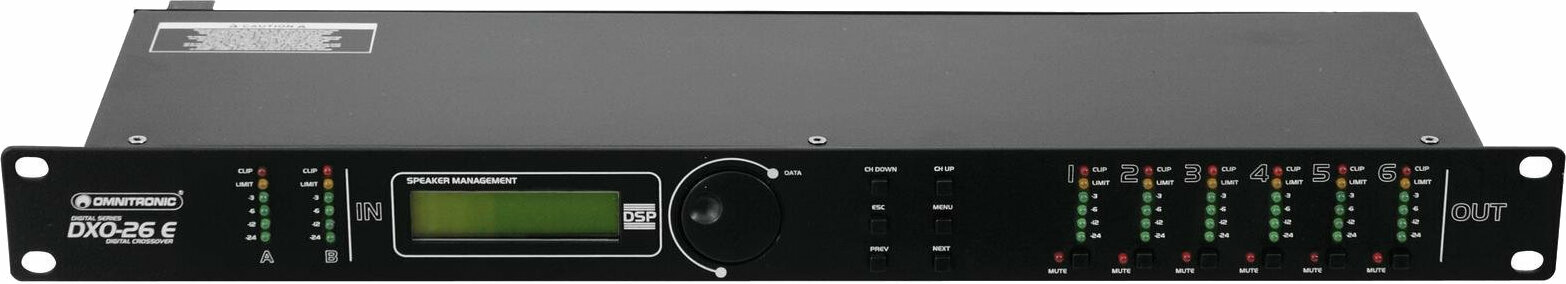 Crossover / Loudspeaker Omnitronic DXO-26E Crossover / Loudspeaker