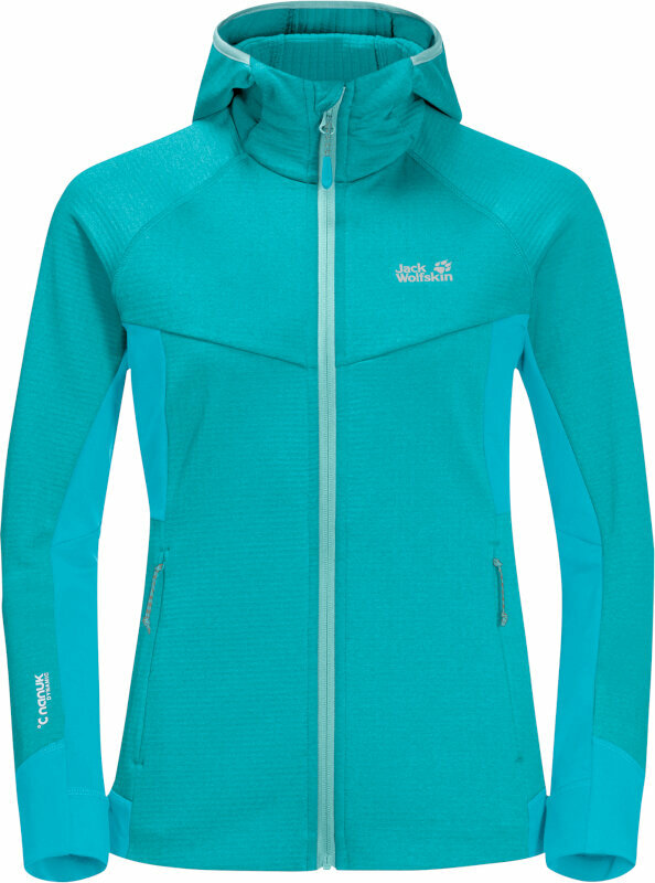Jack Wolfskin Pulóver Hydro Grid Fleece W Dark Aqua M