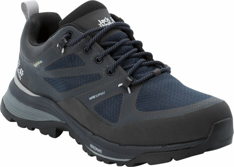 Pantofi trekking de bărbați Jack Wolfskin Force Striker Texapore Low Dark Blue/Phantom 42,5 Pantofi trekking de bărbați