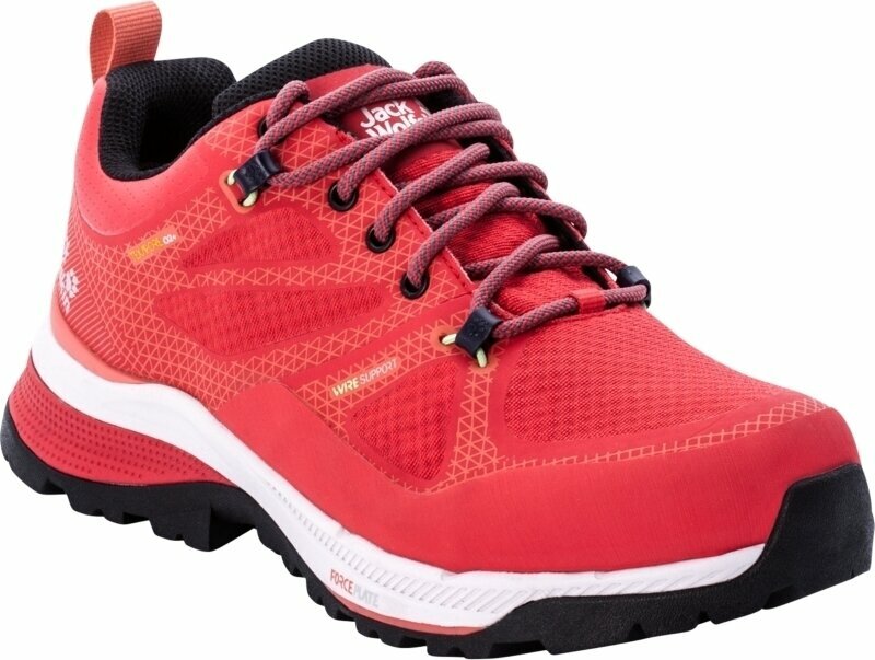 Womens Outdoor Shoes Jack Wolfskin Force Striker Texapore Low W Pink/Grey 39,5 Womens Outdoor Shoes