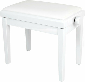Drewniane lub klasyczne krzesła fortepianowe
 Grand HY-PJ023 White Gloss - 1